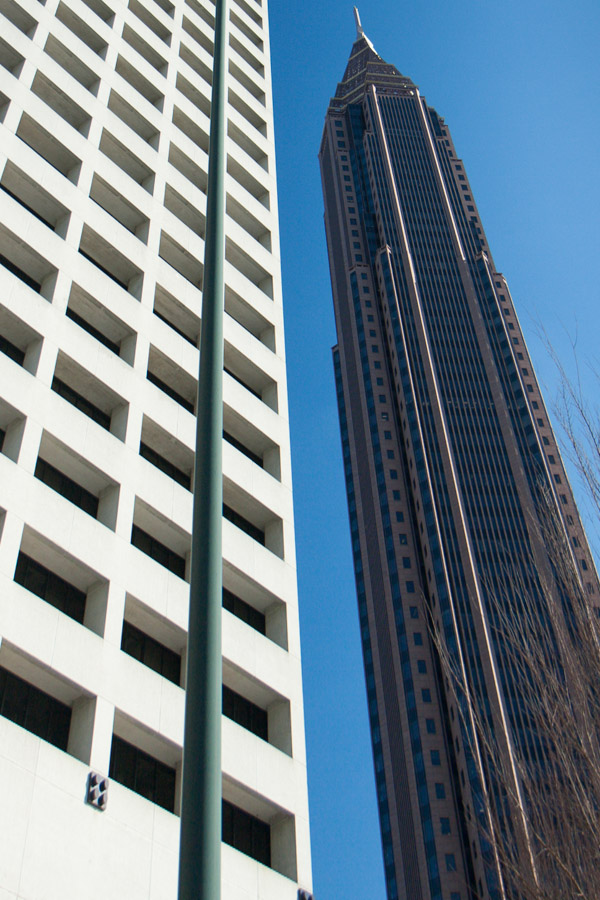 The Bellsouth and NationsBank buildings, which are now AT&T, and whatever ate NationsBank.