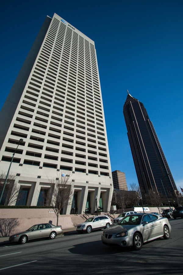 The Bellsouth and NationsBank buildings, which are now AT&T, and whatever ate NationsBank.
