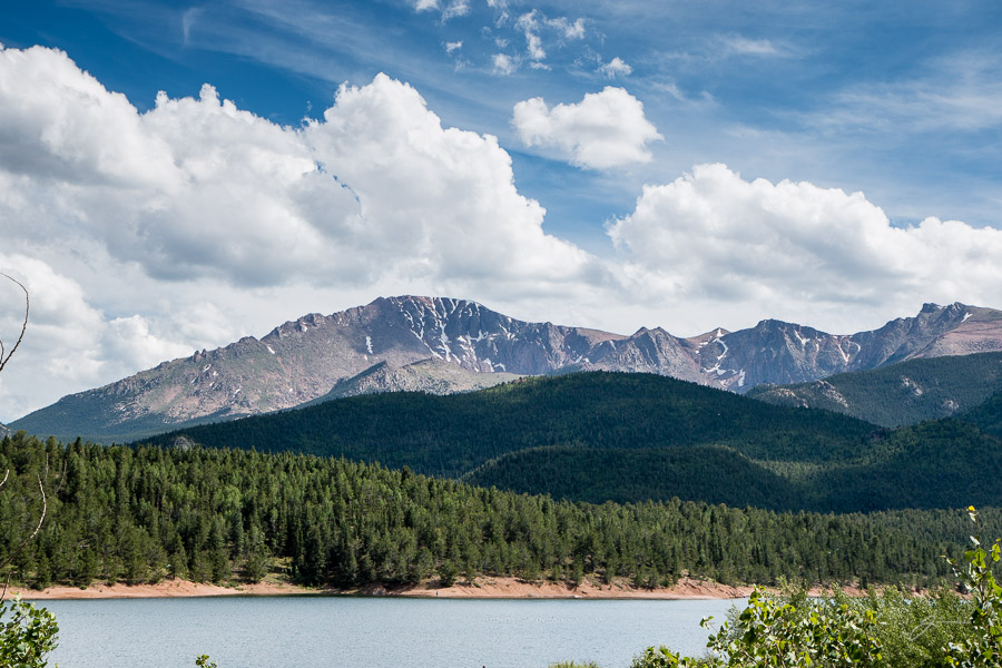 Pikes Peak from Crystal Reservoir