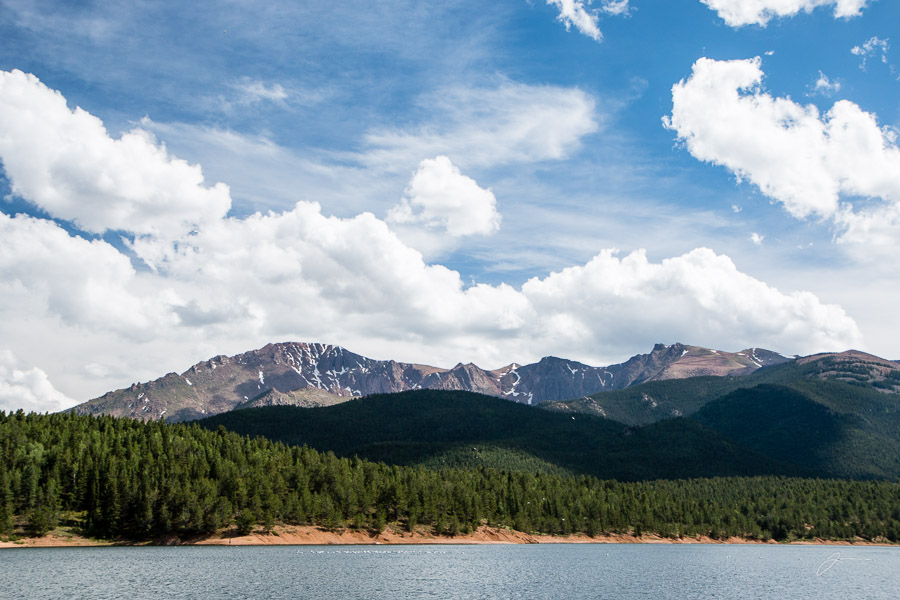 Pikes Peak from Crystal Reservoir