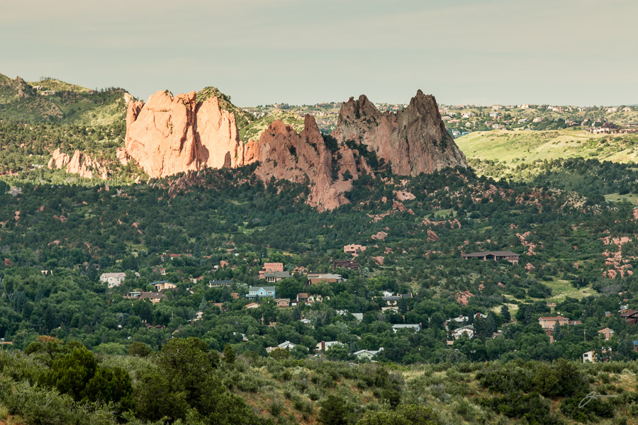 Garden of the Gods from Red Rocks Canyon