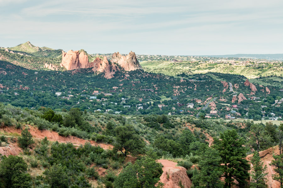 Garden of the Gods from Red Rocks Canyon