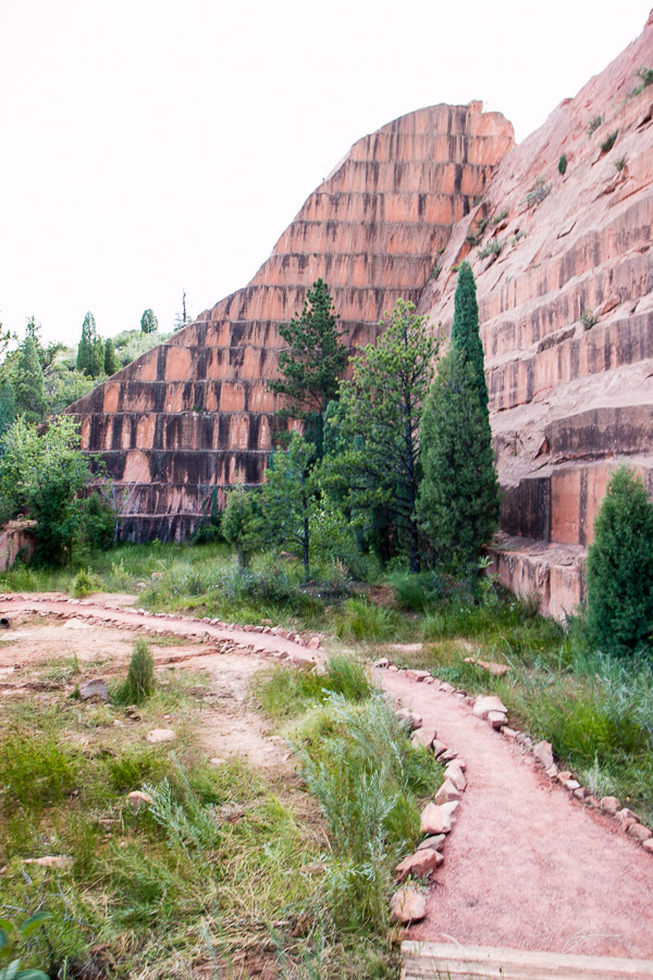 Abandoned quarry in Red Rocks Canyon