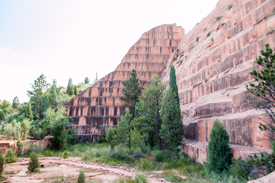 Abandoned quarry in Red Rocks Canyon