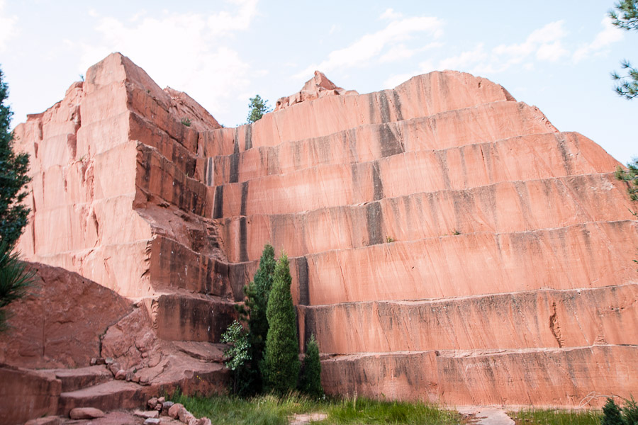 Abandoned quarry in Red Rocks Canyon