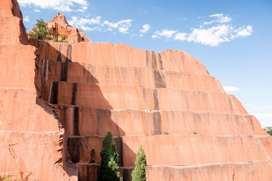 Abandoned quarry in Red Rocks Canyon