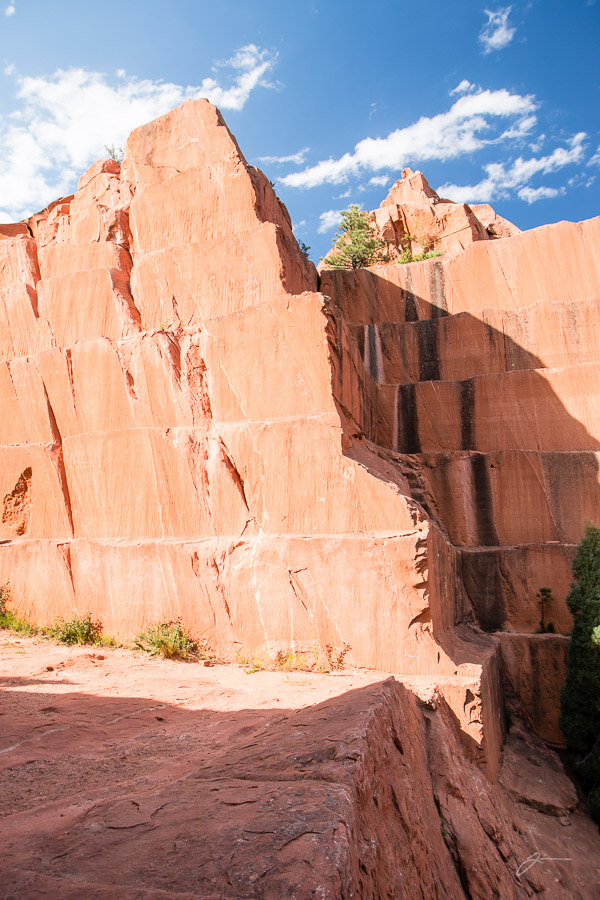 Abandoned quarry in Red Rocks Canyon