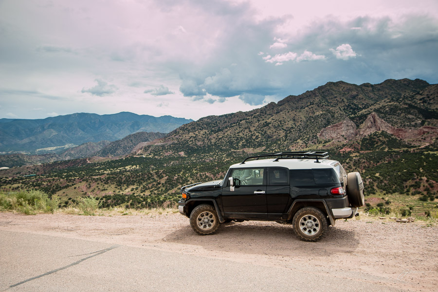 New FJ on Skyline Drive above Cañon City