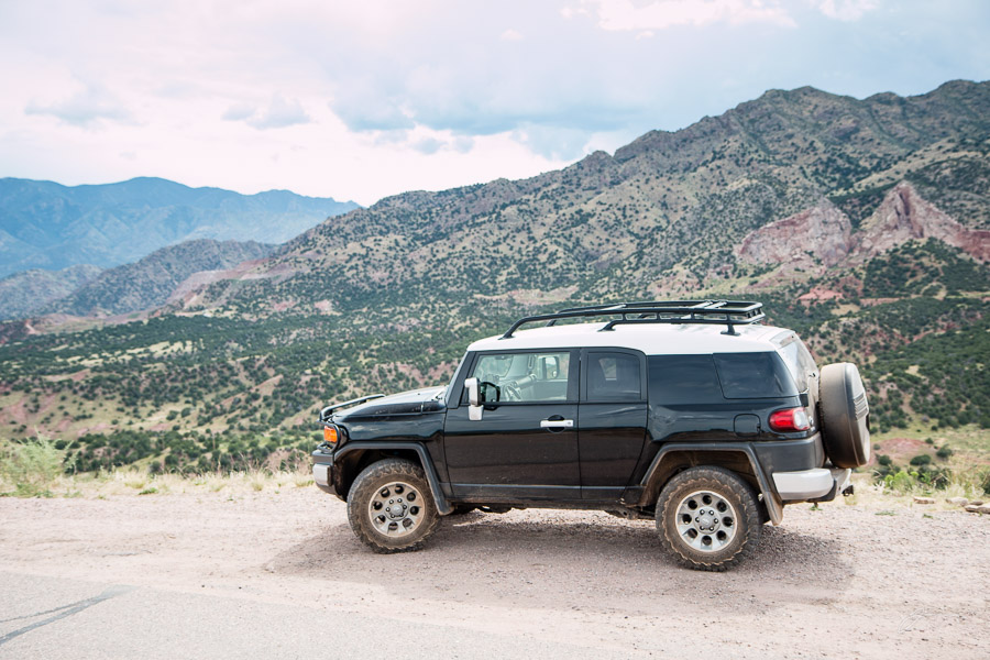 New FJ on Skyline Drive above Cañon City
