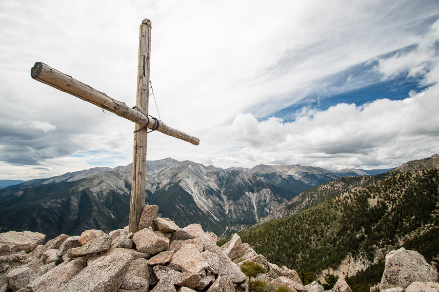 Mount Antero from Mount Princeton