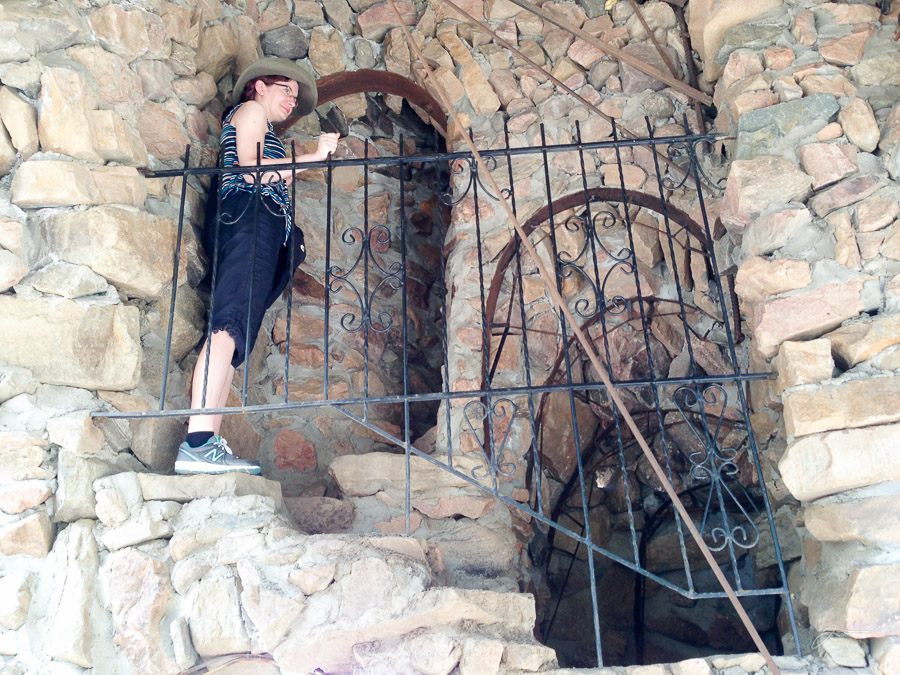 Theresa explors Bishop Castle