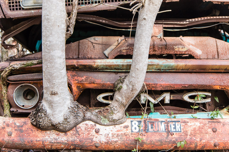 Abandoned cars near White, GA 
