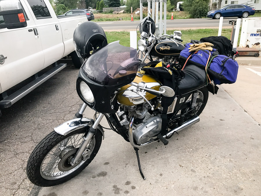 Bonneville and Commando