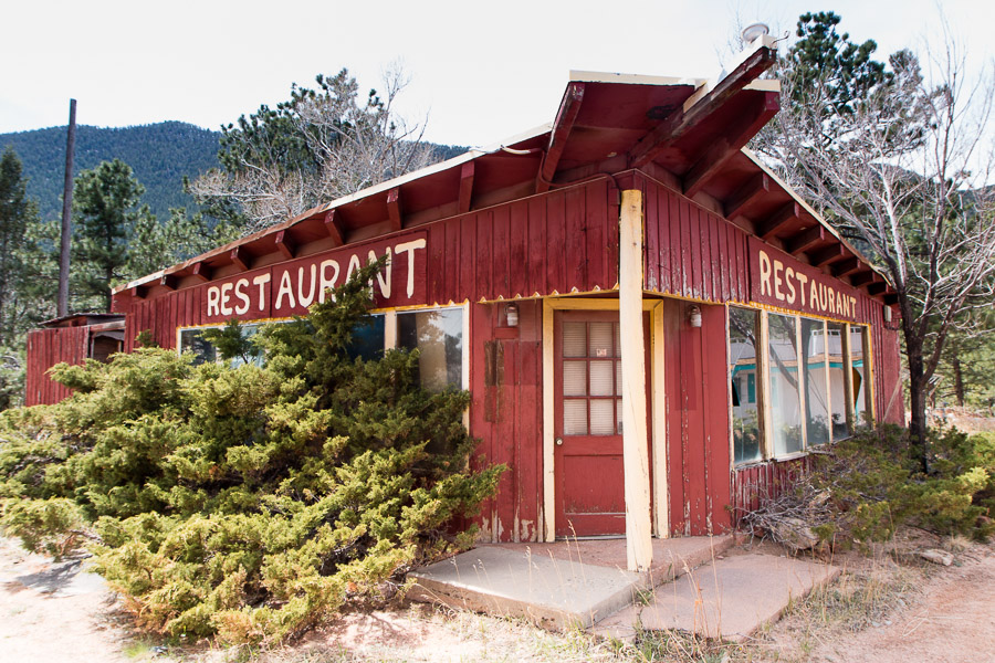 Abandoned restaurant, Crystal, CO