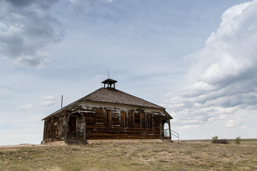 Abandoned School, Aroya, CO