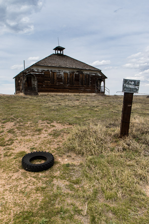 Abandoned School, Aroya, CO
