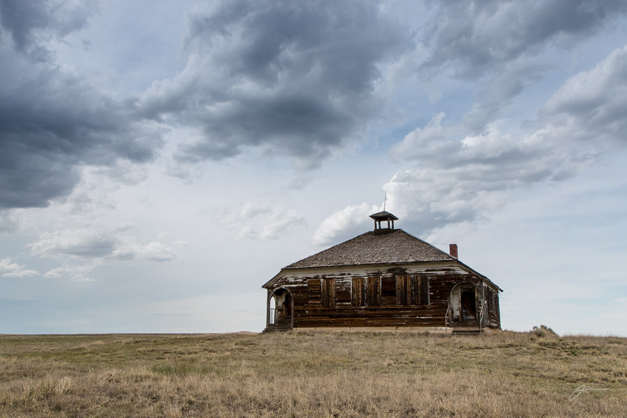 Abandoned School, Aroya, CO