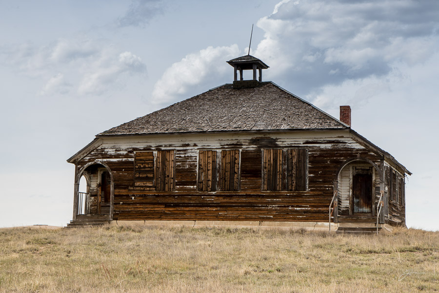 Abandoned School, Aroya, CO