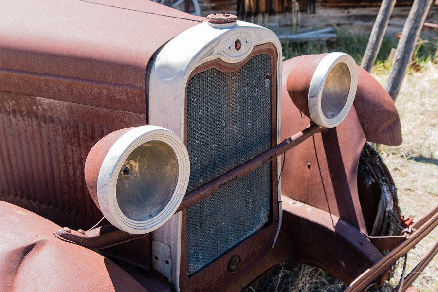 Old Ford in art yard, Guffey, CO