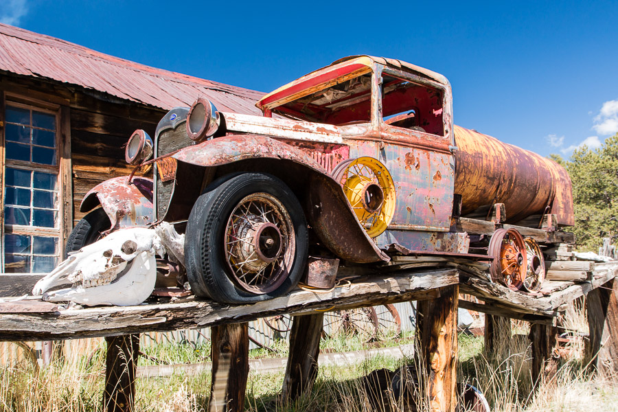 28-32 Ford truck, Guffey, CO
