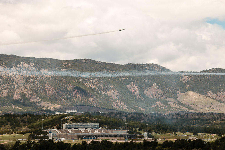 Thunderbirds practice for Academy graduation