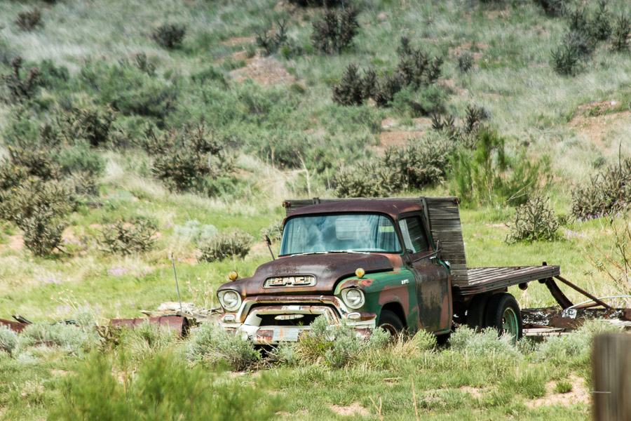55-57 GMC truck near Pueblo, CO