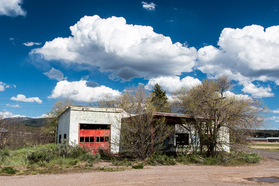 Abandoned service station, Tierra Amarilla, NM
