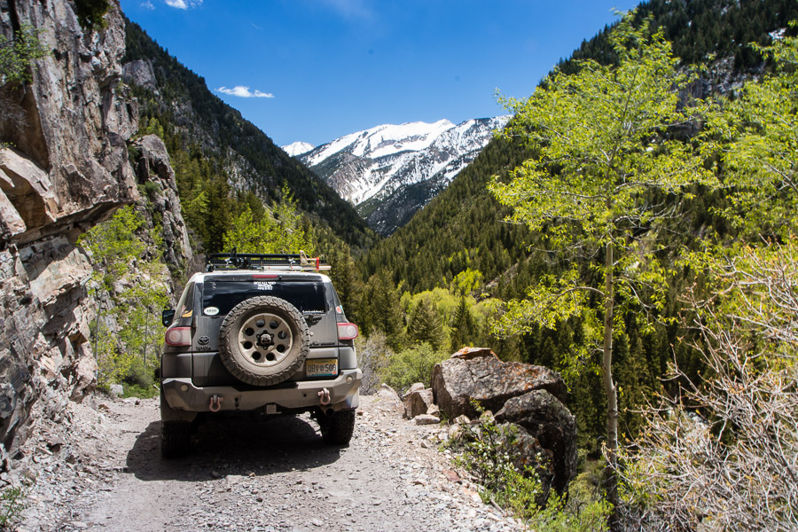 On the road to Crystal Mill