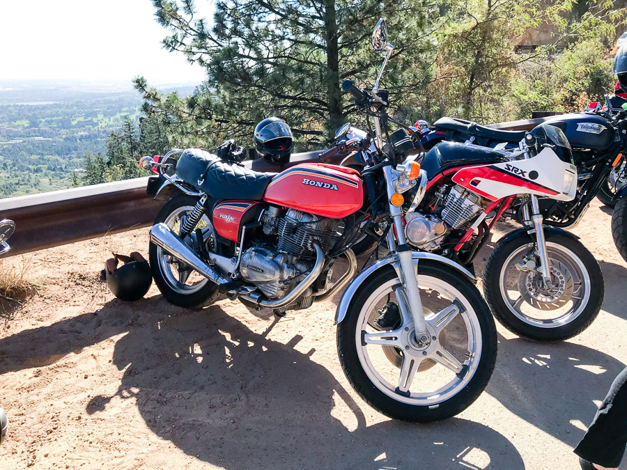 On the Distinguished Gentlemen's Ride.  Still needs front brakes and a carb tuning.  